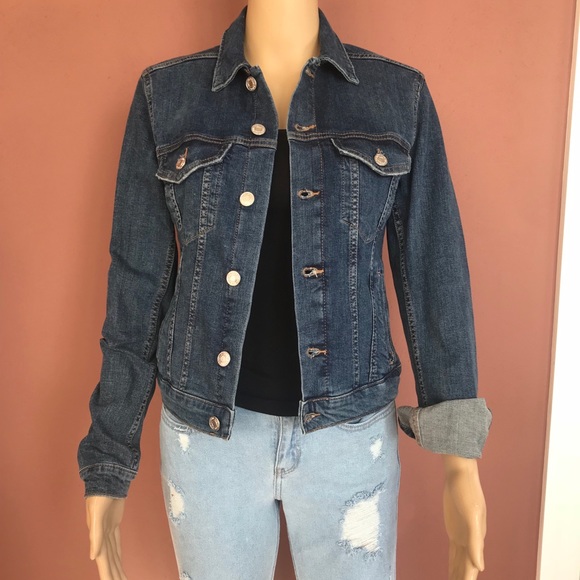 H&M Denim Jacket size 4 new - Picture 1 of 8